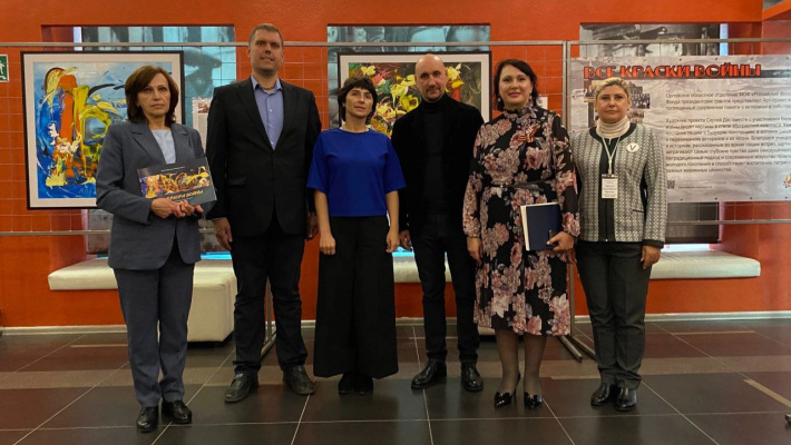 17 сентября в музее Мемориального комплекса «Хацунь» состоялось открытие выставки проекта картин проекта "Все краски войны"