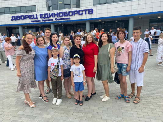 Открытие Дворца единоборств