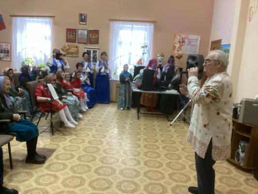 25 февраля в доме-интернате малой вместимости для пожилых людей и инвалидов г. Сельцо   прошло театрализованное представление Ньетинского поселенческого культурно-досугового центра посвященное Масленице